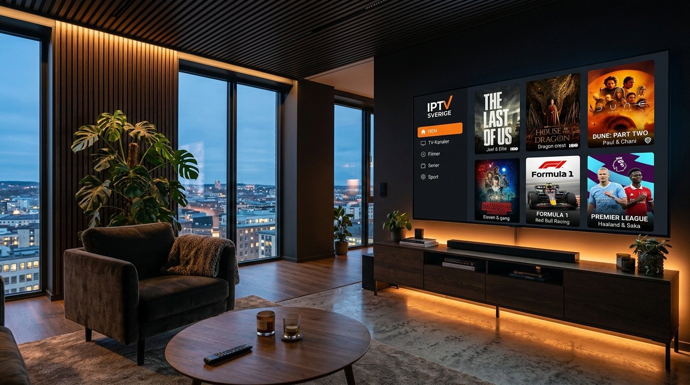 Bästa IPTV Sverige – Upplev 4K Smart TV i hemmamiljö
